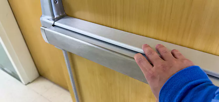 Installing a Push Bar on a Door DeBary